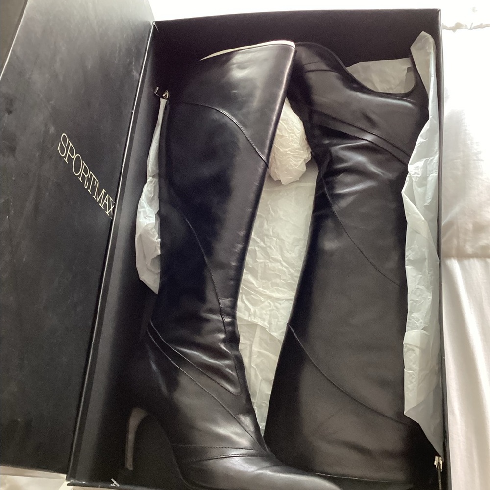 Sportmax Black Women's Boots - Picture 2 of 5